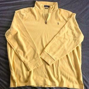 Polo men’s long sleeve 1/4 zip pullover XXL